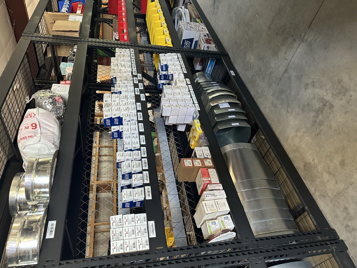 Organized receiving area